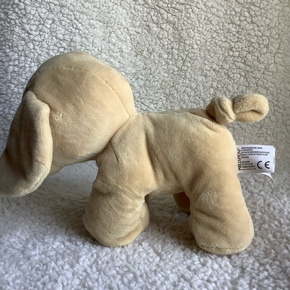 KELLYTOY 2017 Beige Puppy Dog Plush w Rattle Crinkle Ears Stuffed Animal Toy - Picture 3 of 11